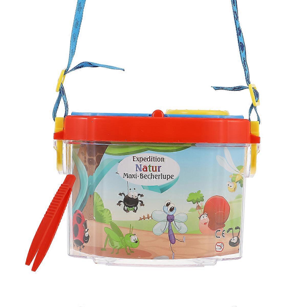 Outdoor Insect Observation Box with Magnifier – Educational Nature Exploration Tool for Kids to Develop Observation and Hands On Skills