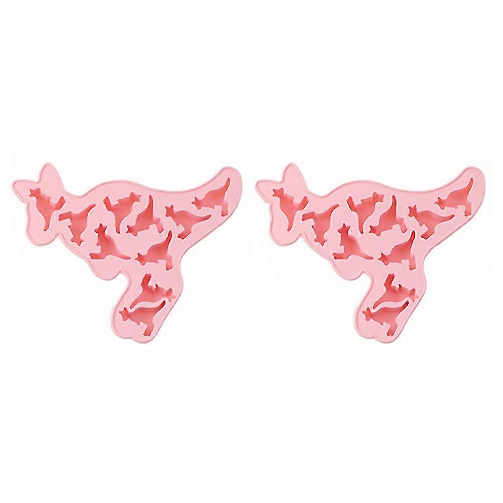 2pcs Kangaroo Shape Silicone Fondant Mold for Baking, Chocolate & Candy Making Food Grade & Safe for Home Use