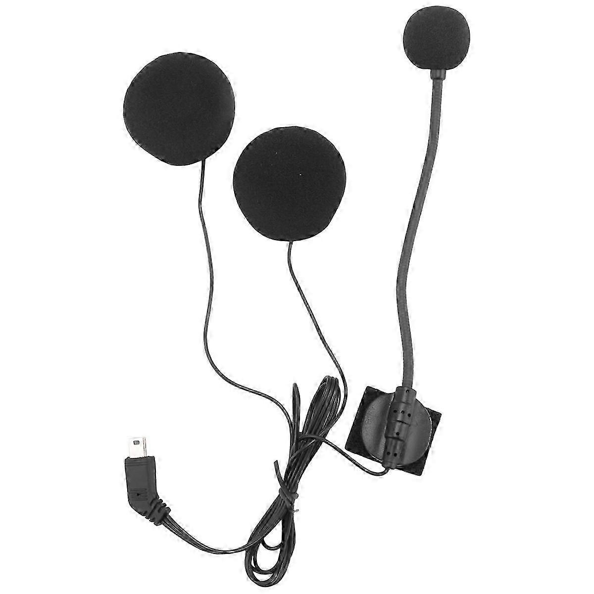 Motorhelm Bluetooth Headset Microfoon Luidspreker Headset Accessoires voor Halve Helm