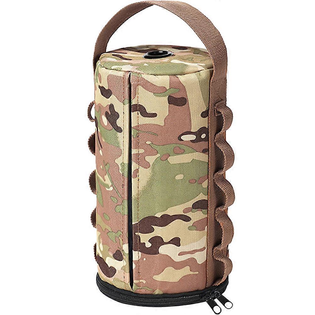 Camouflage Zipper Tissue Holder for Camping, Hanging Storage for Paper Towels & Tissue Packs, Portable & Versatile for Outdoor and Home Use