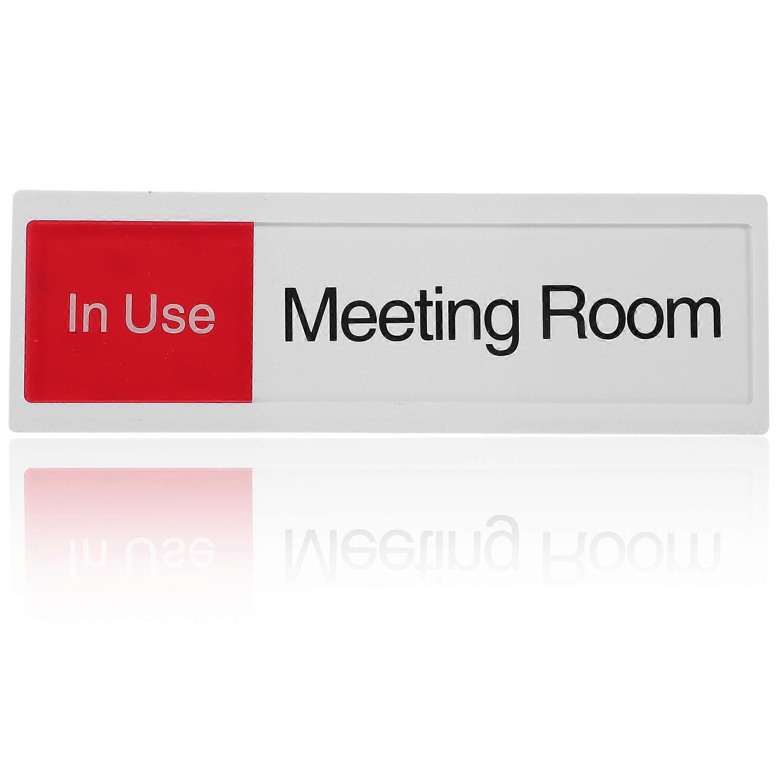 Meeting Room Status Sign, Efficient Solution, Robust Acrylic Design