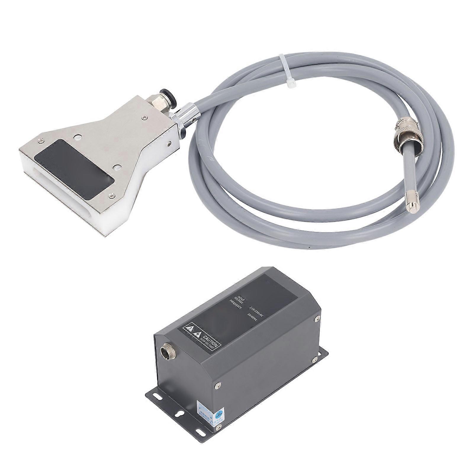 Ionizing Air Gun Non Static 4.6KV Efficient Fast Dustproof Pneumatic Auxiliary Components for Silk Screen Printing US Plug 110V 