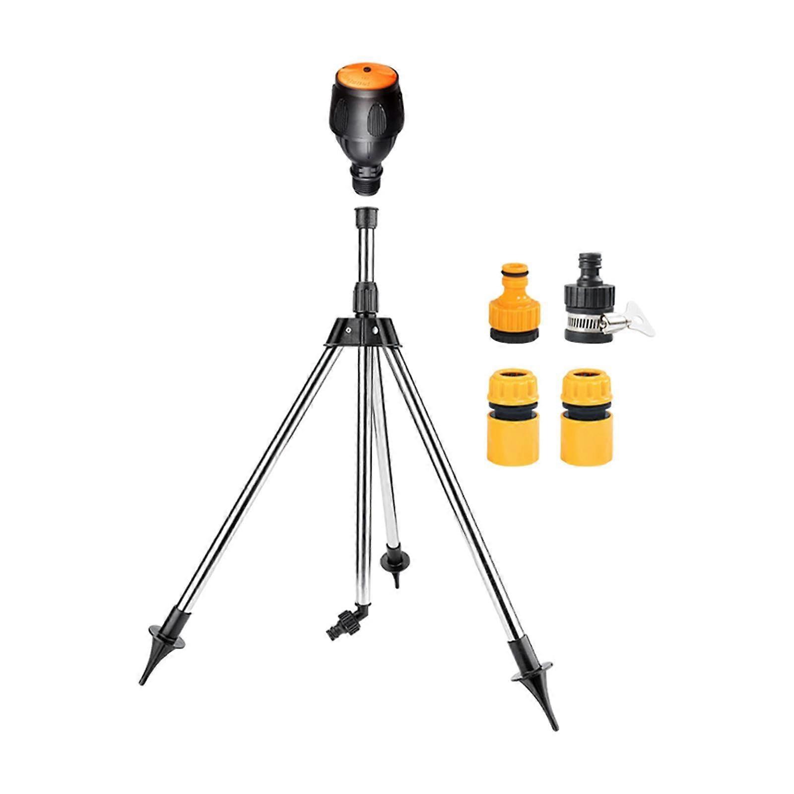 AWHAO Tripod Garden Sprinkler with 1/2 Inch Quick Connection for Automatic Watering