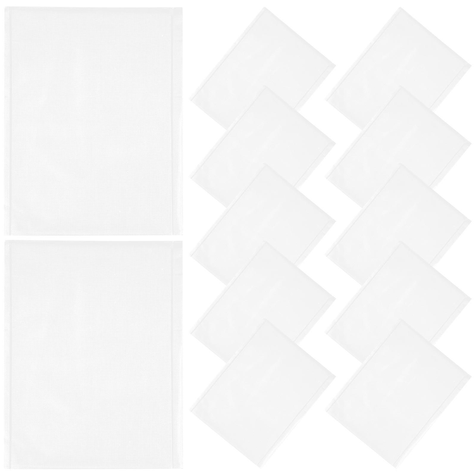 Compact Bait Holder Convenient Bait Pouch PVA Material Rectangular Shape Fishing Supplies 100Pcs