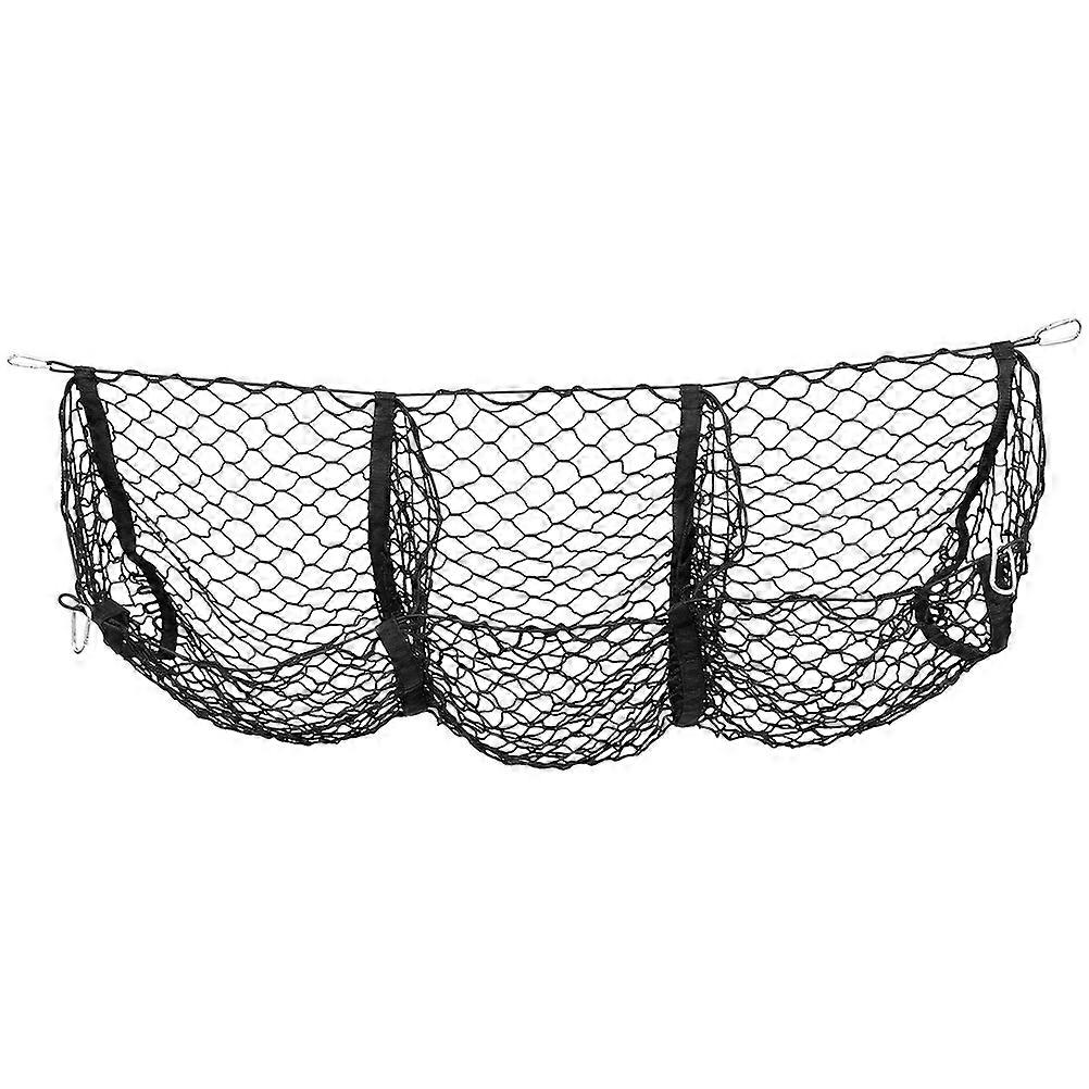 Vehicle Cargo Net Truck Bed Mesh Cargo Net Large Capacity Organizer Rectangular Polyester 120x30cm 1Pcs