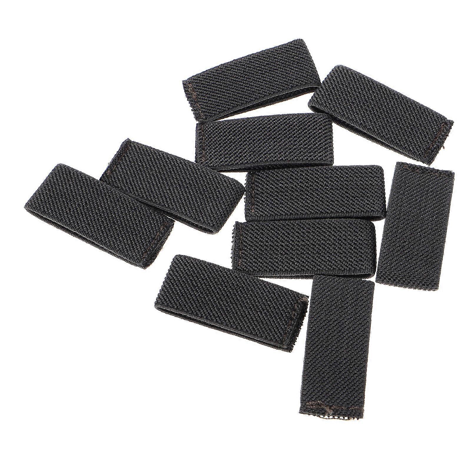 Belt Keepers 10Pcs Grey Nylon with Elastic Fit for Outdoor Durable Canvas