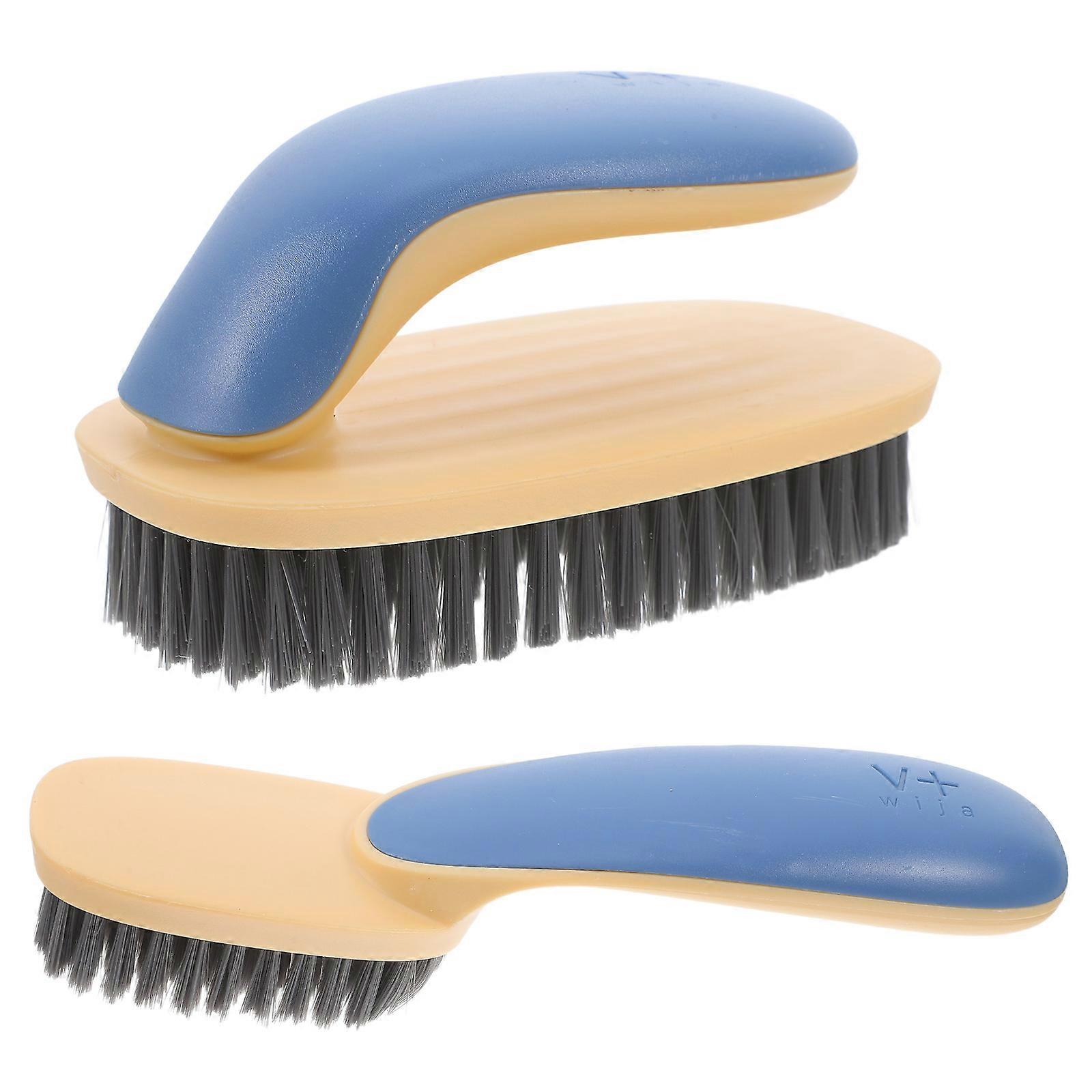 Plastic Laundry And Shoe Cleaning Brush For Household Use 2Pcs