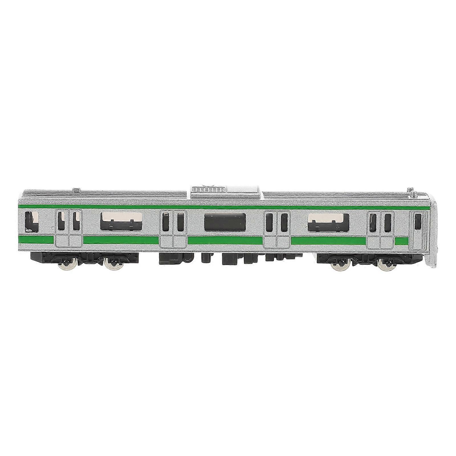 Small Train Ornaments Train Shape Realistic Representation Display on Desks 19.00X4.50X4.00CM 1Set