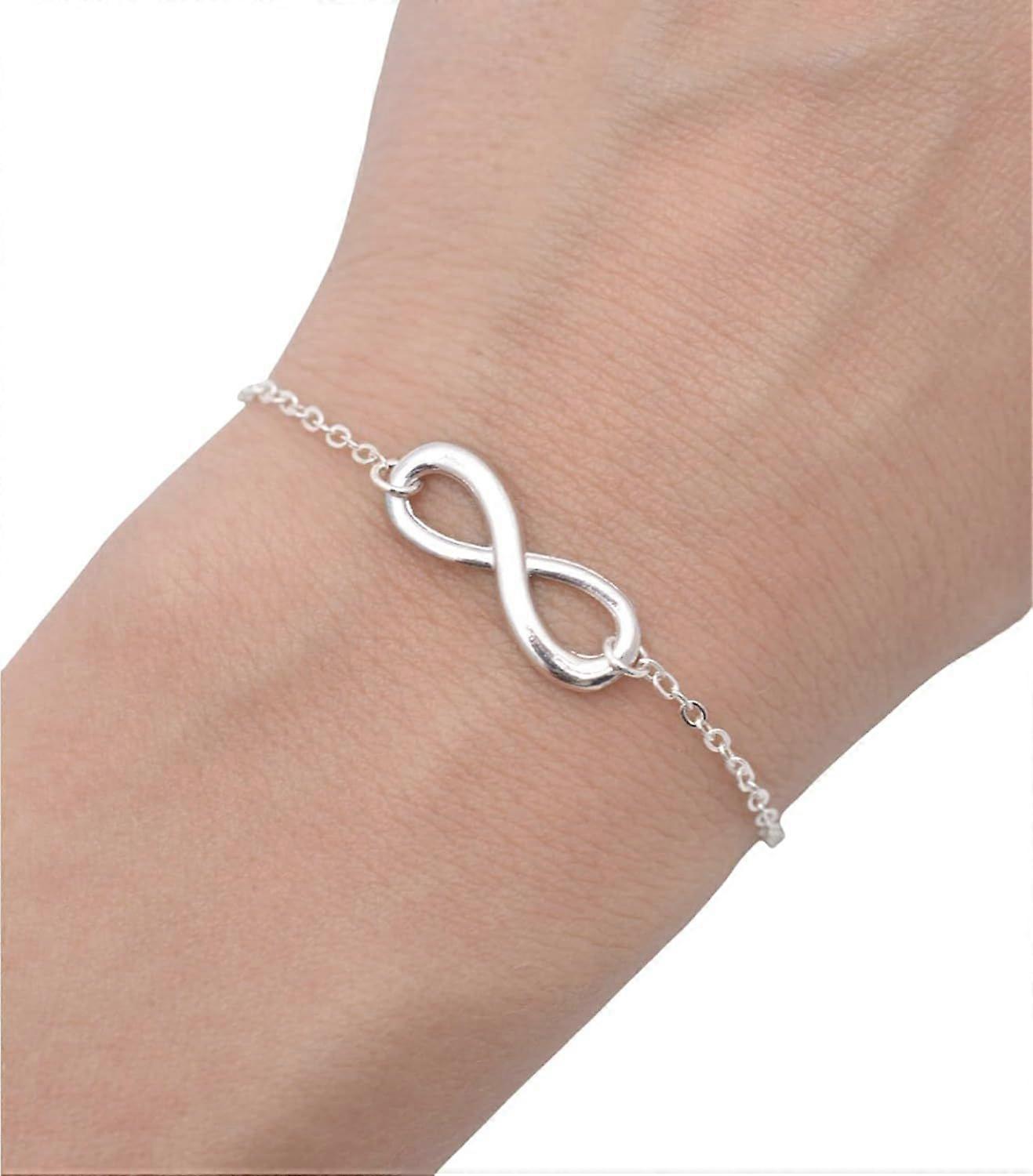 Women/Girls Infinity Charm Chain Bracelet