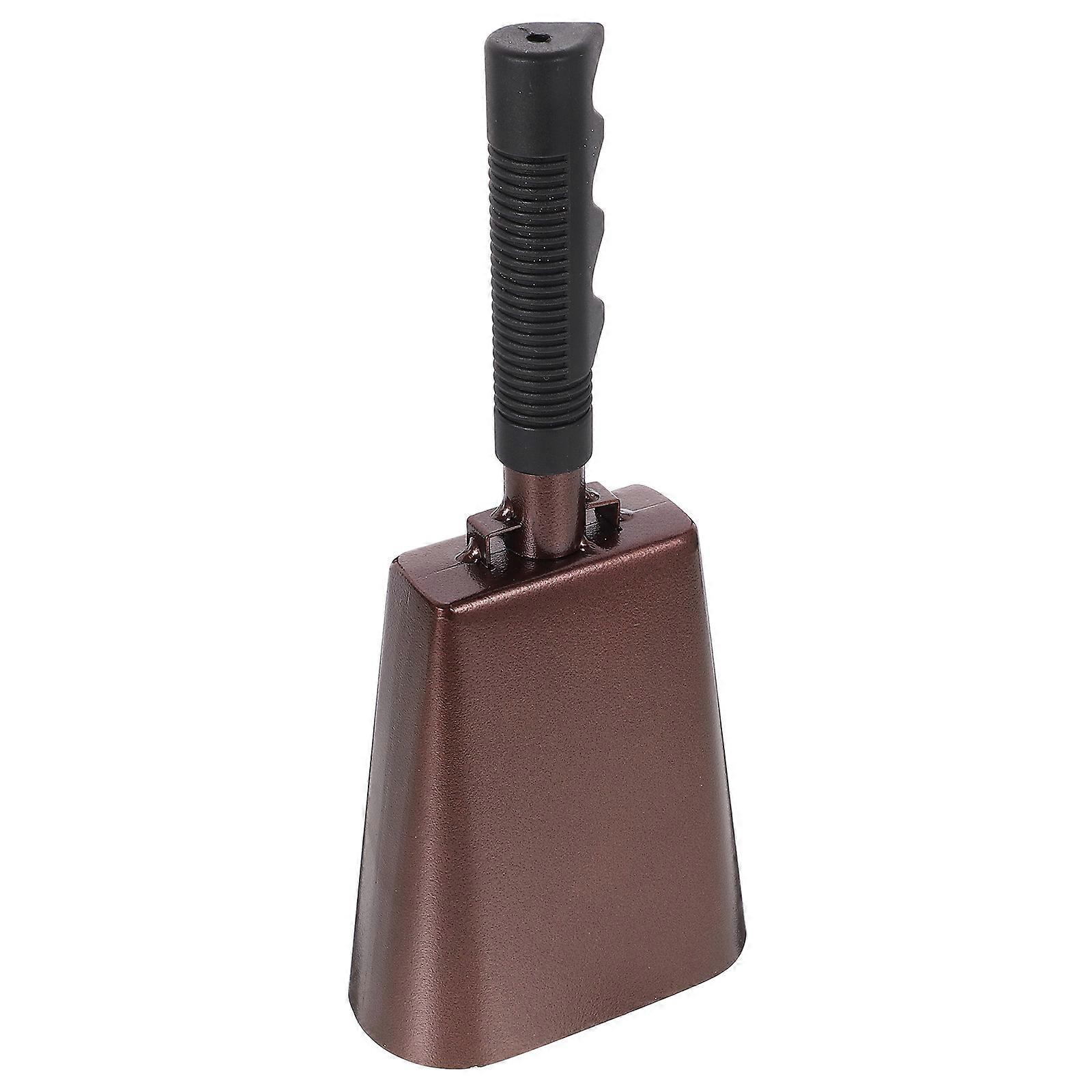 Hand Bell Cheering Cowbell with Handle Metal Cow Bell 1Set