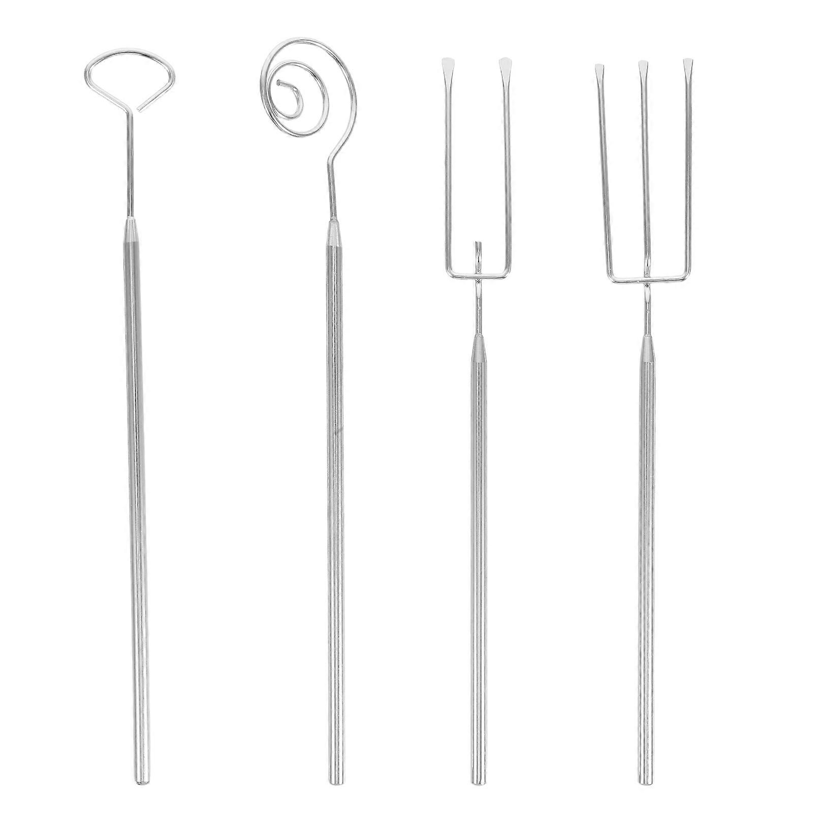 Candy Making Προμήθειες Σοκολάτα Dipping Fork Hot Pot Spiral 4Pcs