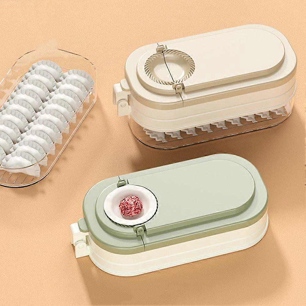 3-in-1 Dumpling Maker with Storage Containers Durable Dumplings Dough Press Tool for Kitchen Cooking