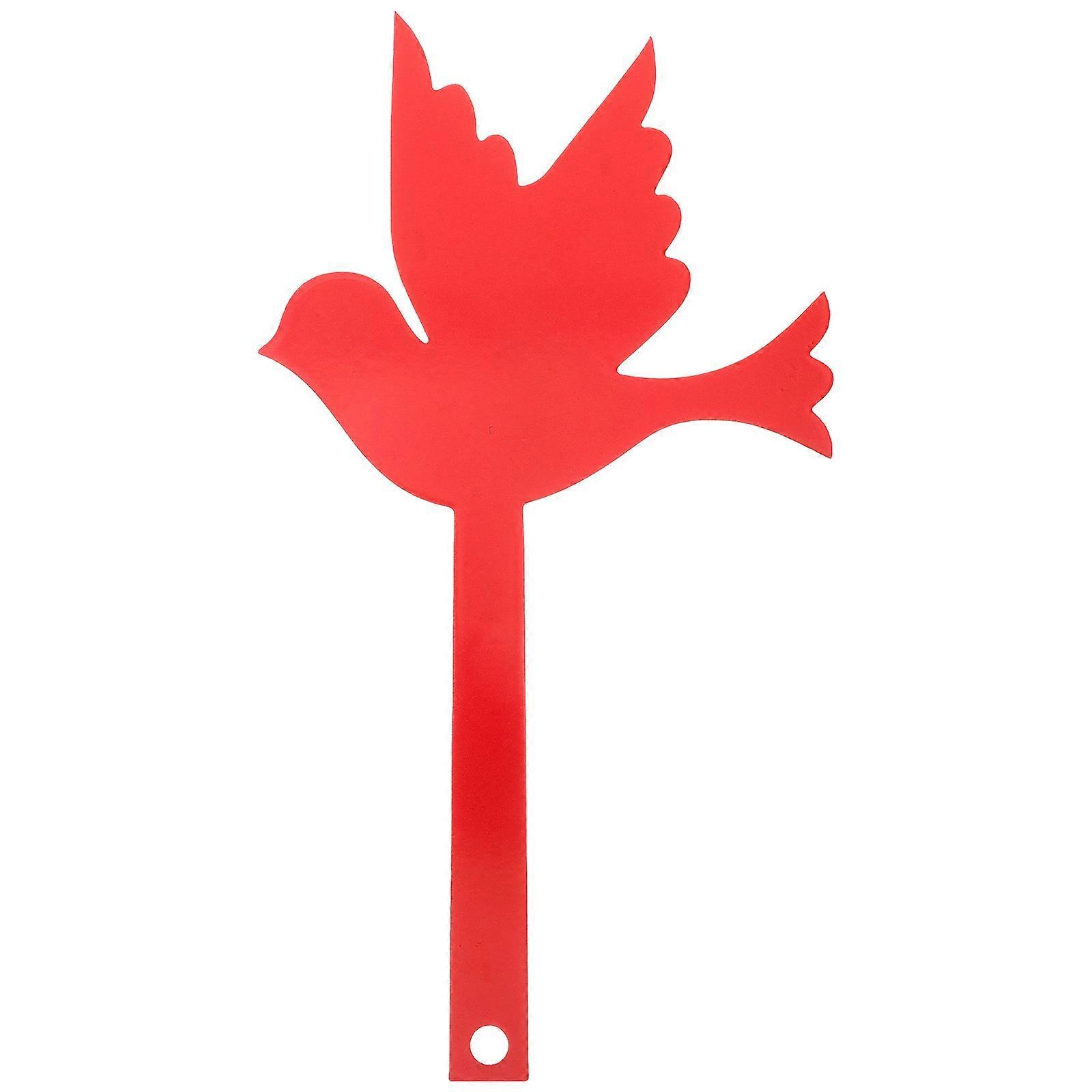 Decorative Mailbox Sign Bird Shape Mailbox Sign Family Time 9.8×5.4×0.2in Weather Resistant 1Set