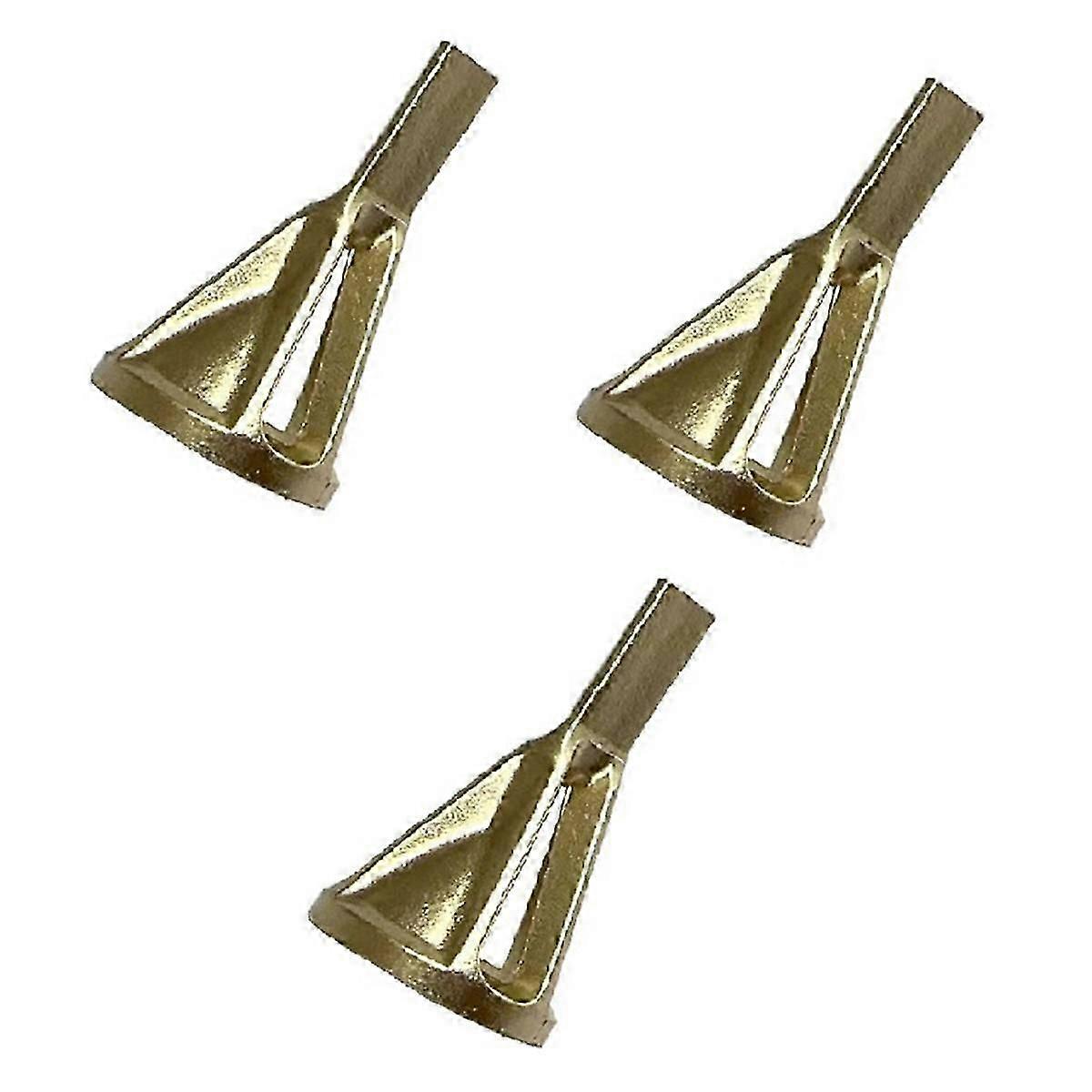 3Pc Triangular Handle Length of 18mm Except for Burr Screw Polishing Drill Chamfering Tool Suitable