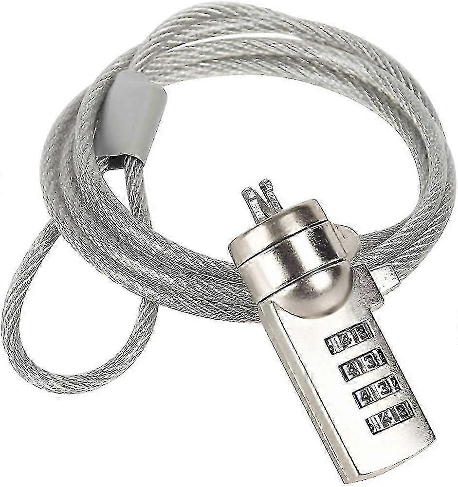 2025 New I3c Combination Security Cable Anti-Theft Laptop Computer Security Lock 4 Digits