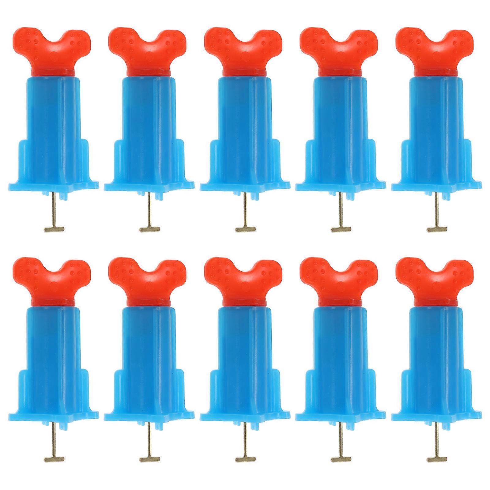 Preventing Tile Shifting Tile Leveling System Floor Tiles Blue 8.40X3.00X3.00CM Cross-Shaped Adjustable Clipping 20Pcs