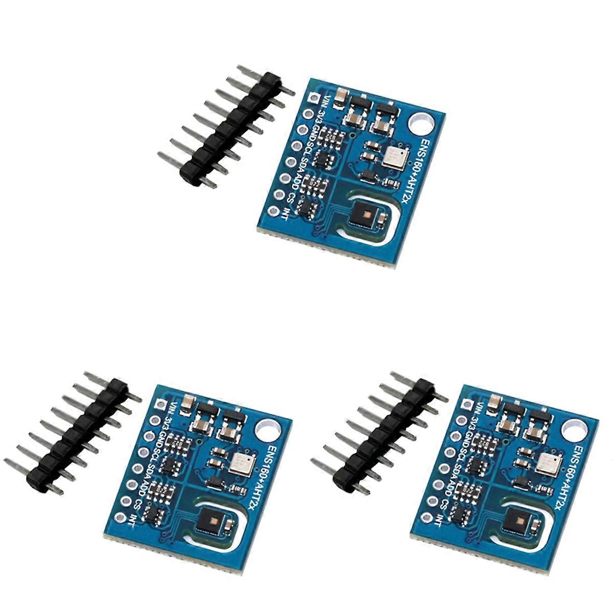 3X ENS160+AHT21 CARBON Dioxide CO2 ECO2 TVOC Air Quality and Temperature and Humidity Sensor Replace