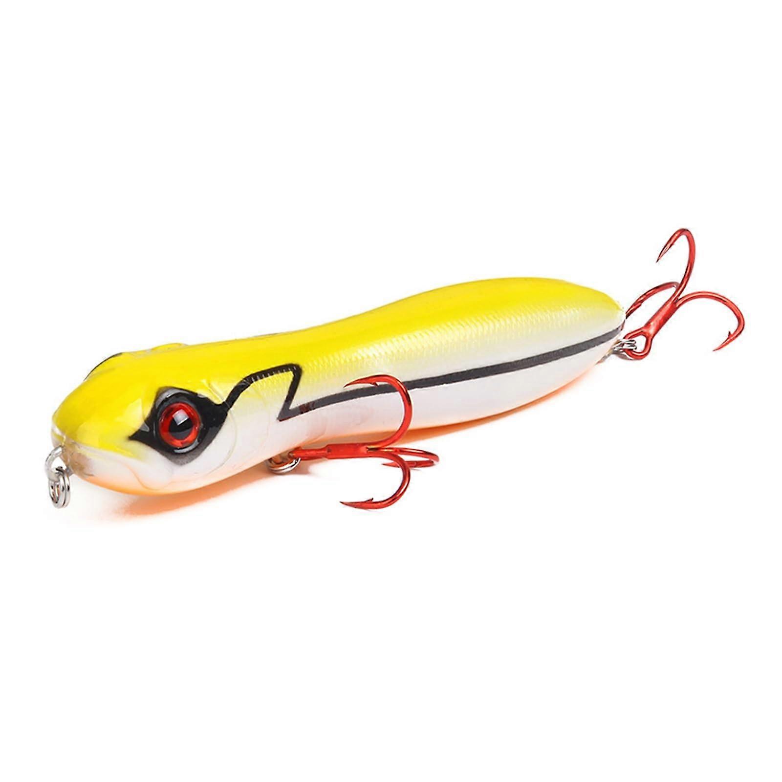 1 piece snake head pencil fishing lure artificial hard crankbait wobbler swimbait minnow fish bait 100 mm 15.6 g (Color : 6)