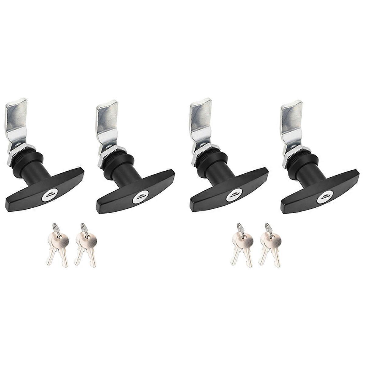 T-Handle Door Lock Truck Cap Locking with 2 Keys