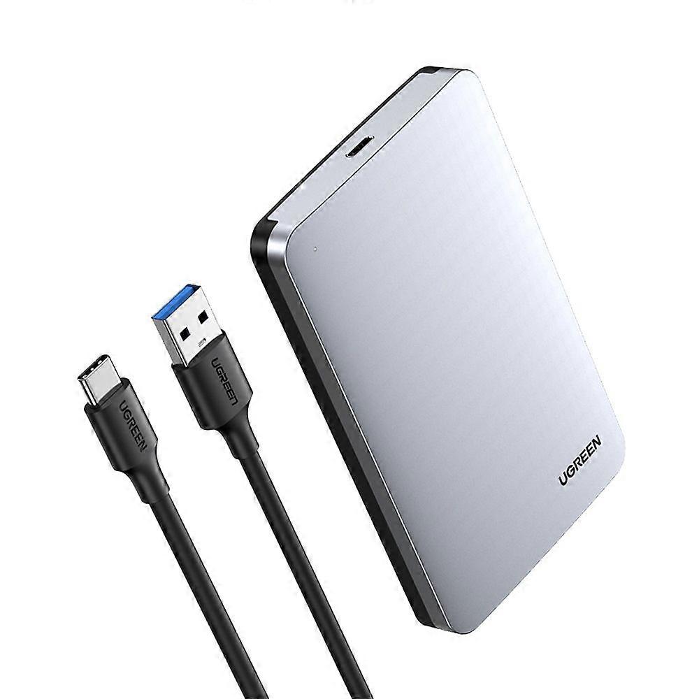 UGREEN 70498 USB-C 2,5-tommers harddisk kabinett SATA III ekstern SSD HDD disk tilfelle