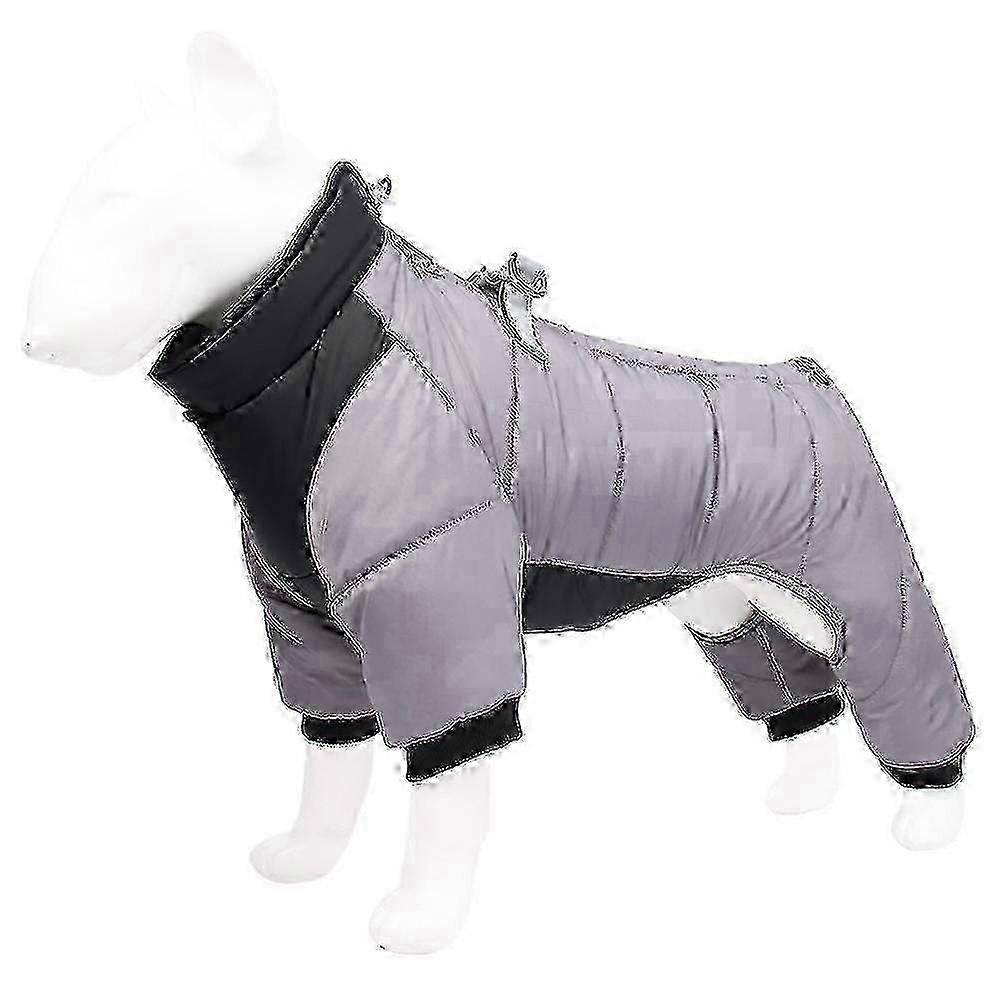 Waterproof Dog Jacket, Cold Weather Coat for Small to Medium Dogs, Warm Reflective Windproof Winter Apparel