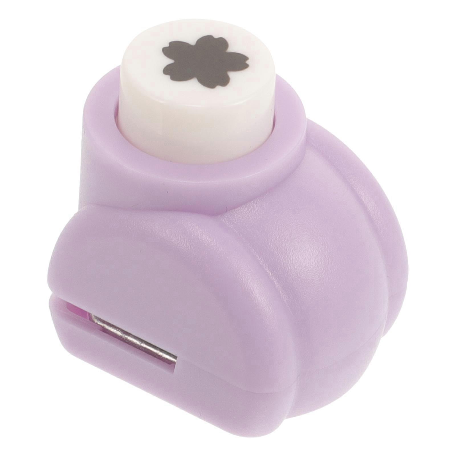 Craft Holes Punch Paper Craft Tool For Diy Projects Flower Petal Shape Simple Design Plastic Metal 1Pcs