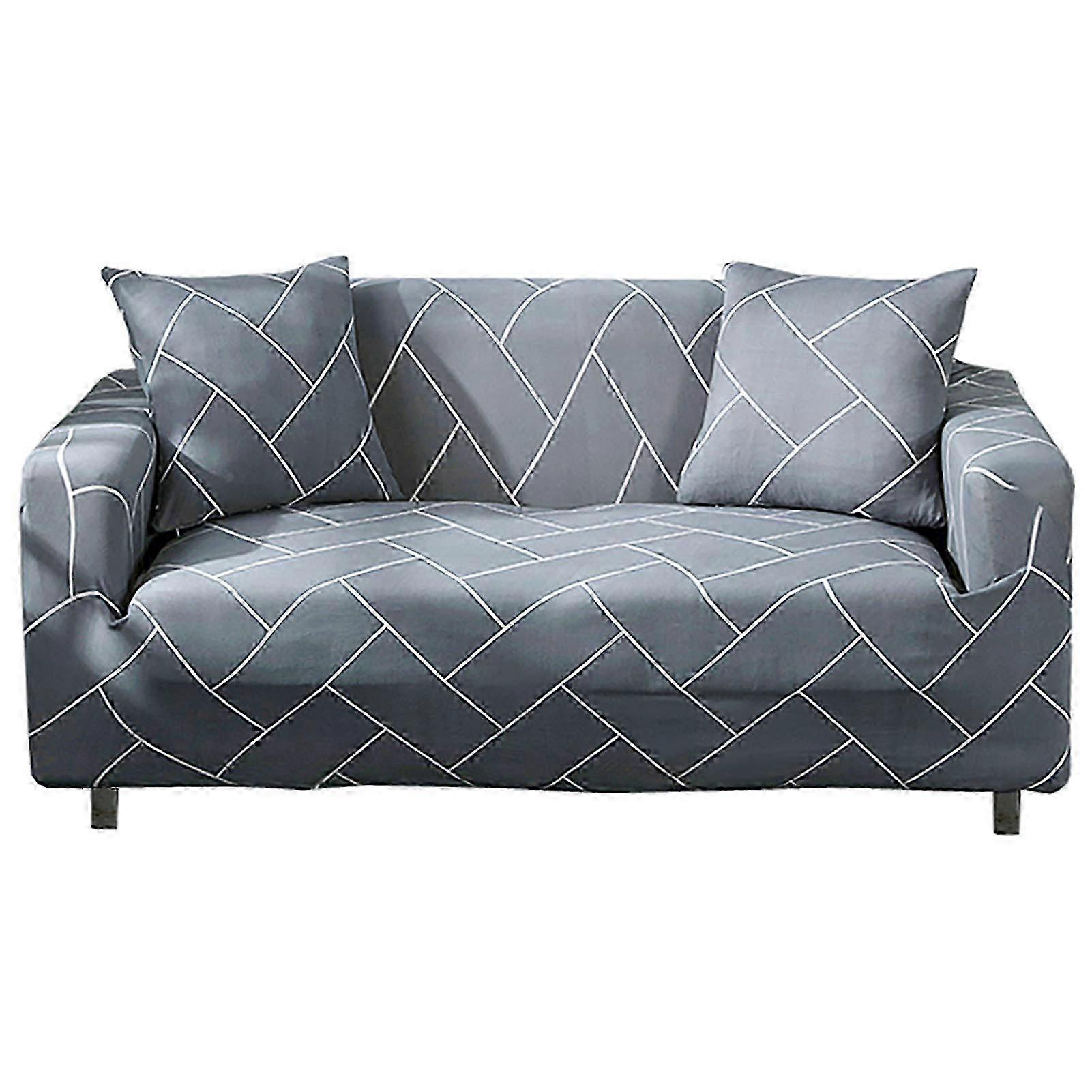 Fodera per divano in tessuto elastico ad alta elasticità per sedie e divani, copertura protettiva per mobili in poliestere e spandex adatta per 4 posti mod