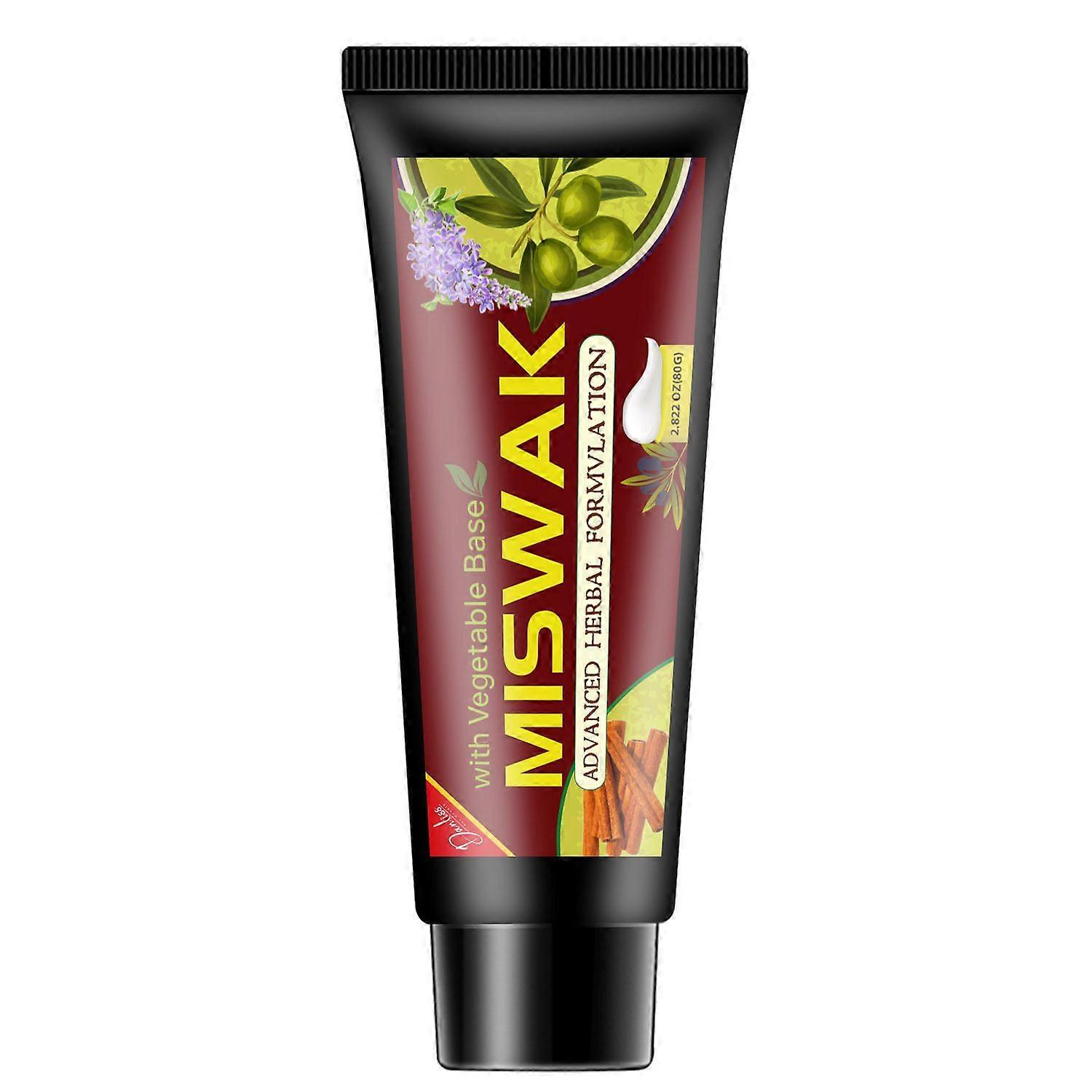 Herbal Miswak Toothpaste | Fluoride-Free Formula | Natural Toothpaste with Miswak Essence for Oral & Gum Health | Your Ultimate Whitening Toothpaste