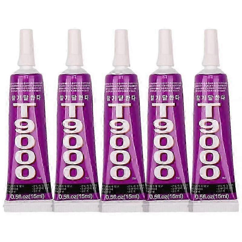 5x T9000 Strong Transparet Waterproof Adhesive For Mobile Phone Screen LCD Computer Camera Display Hardware Super Glue 15ml