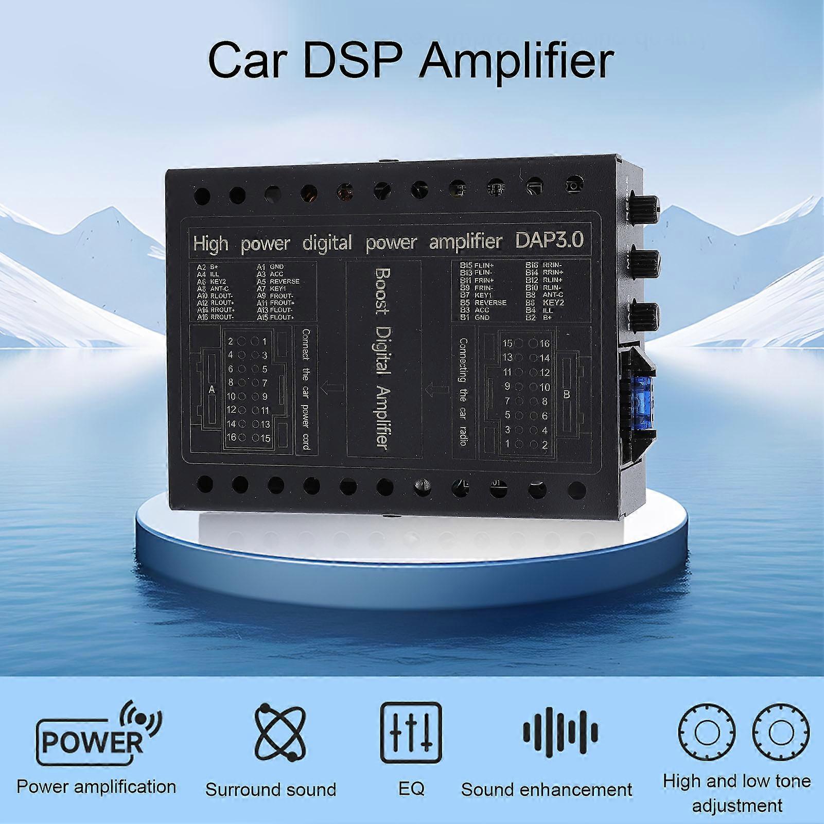 Auto UHF Wireless Bluetooth Mikrofon DC 9-16V Handheld Karaoke Mikrofon Set mit DSP-Verstärker für die meisten Fahrzeuge