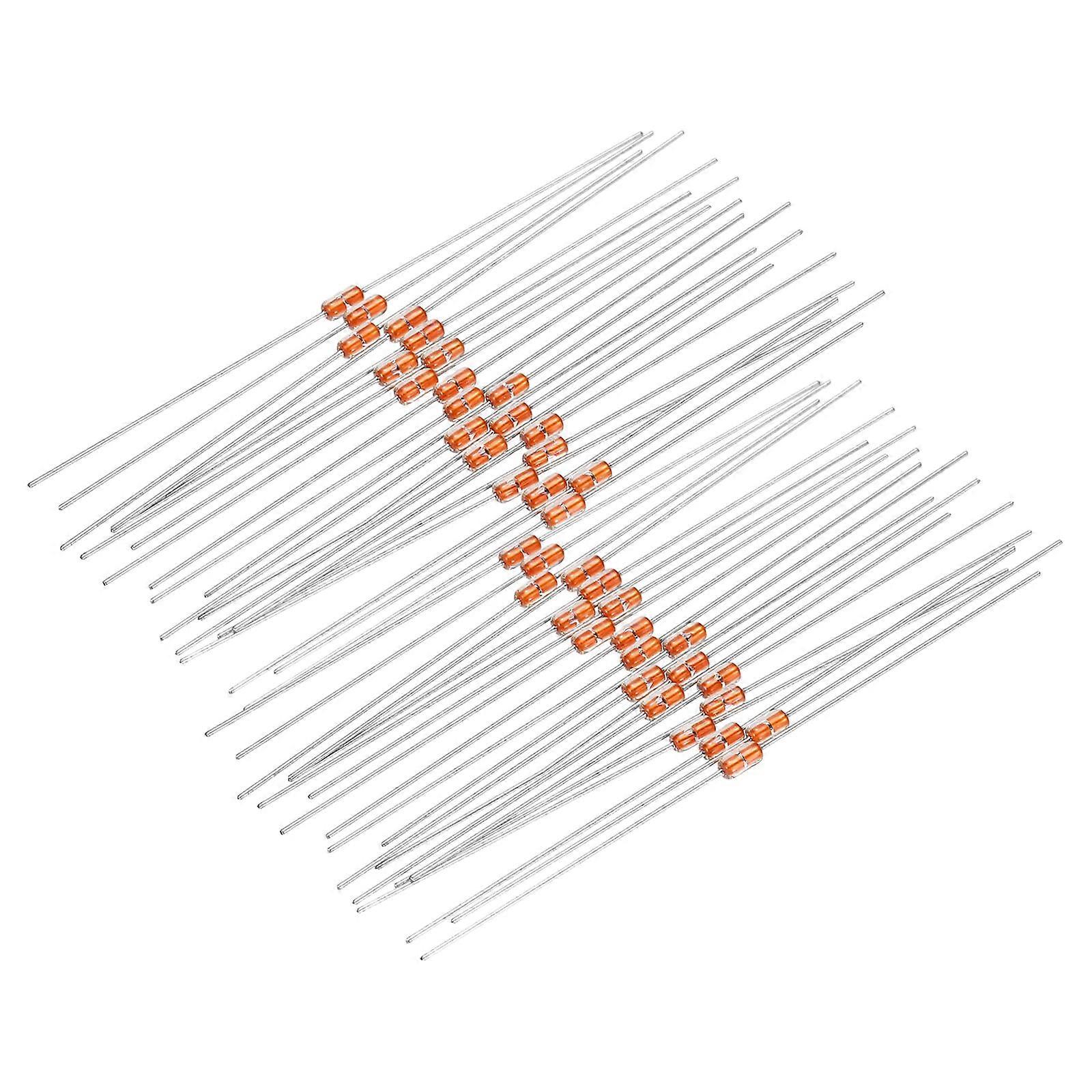 NTC Thermistor Resistors 500K Ohm MF58 3950B 1% Tolerance Temperature Sensors 40 Pack