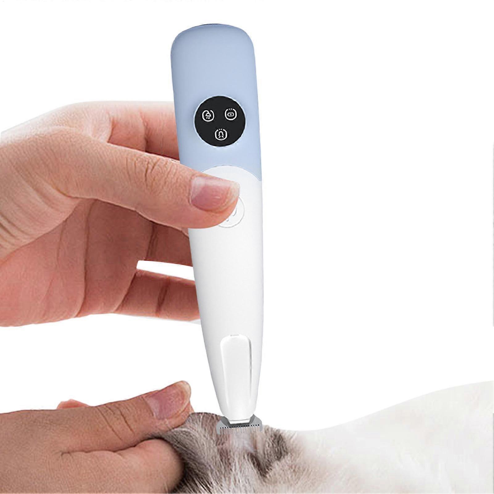 Dog Paw Trimmer with LED Light, Waterproof Electric Paw Cutter for Dogs, Rechargeable 600 mAh Pet Grooming Tool