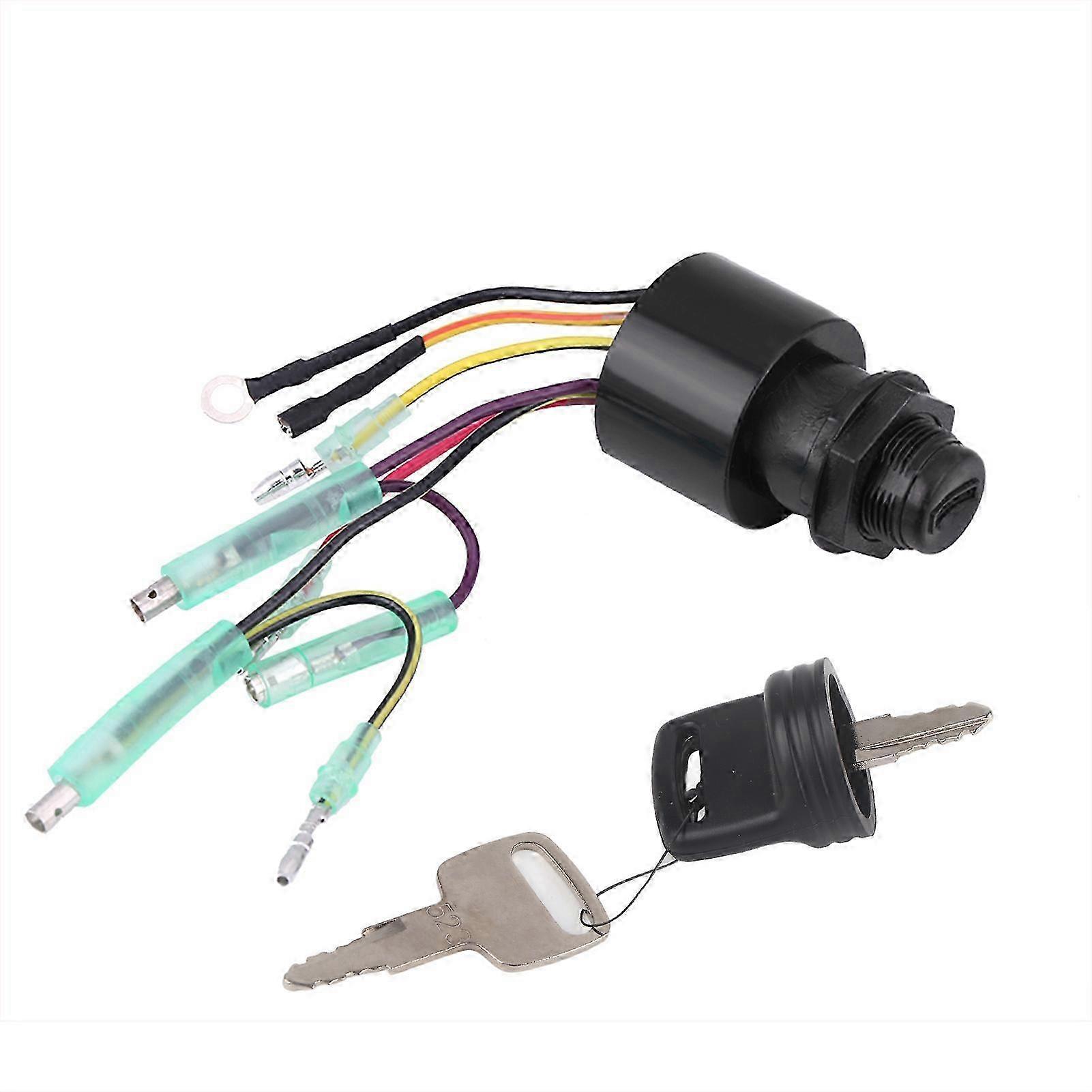 Ignition Key Switch Assembly for Suitable Brand Outboard Remote Control Box 87-17009A5