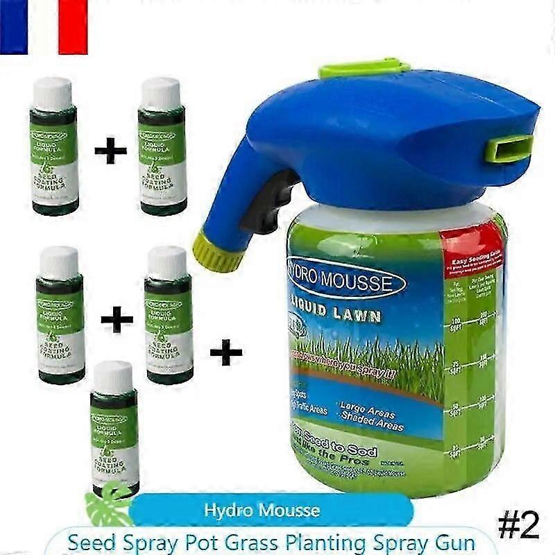 Lawn Sprayer Seed Liquid Hydro Seeding System Mousse Household Grass Care Bdliv