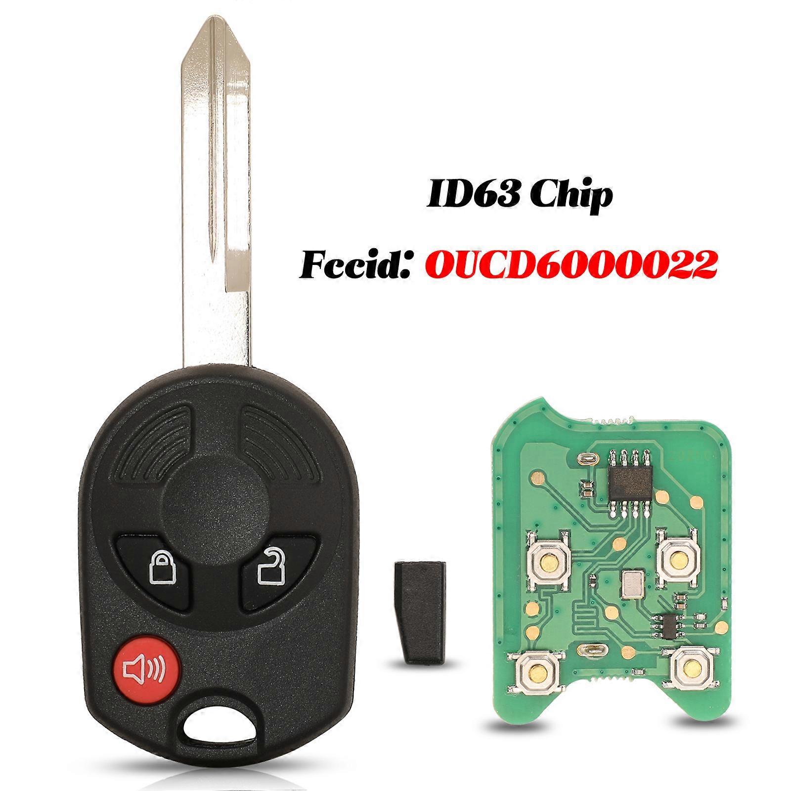 Car Key Remote Control 315MHZ ID63 80bit For Ford C-Max Edge Escape Focus Lincoln Mazda Mercury OUCD6000022
~00648