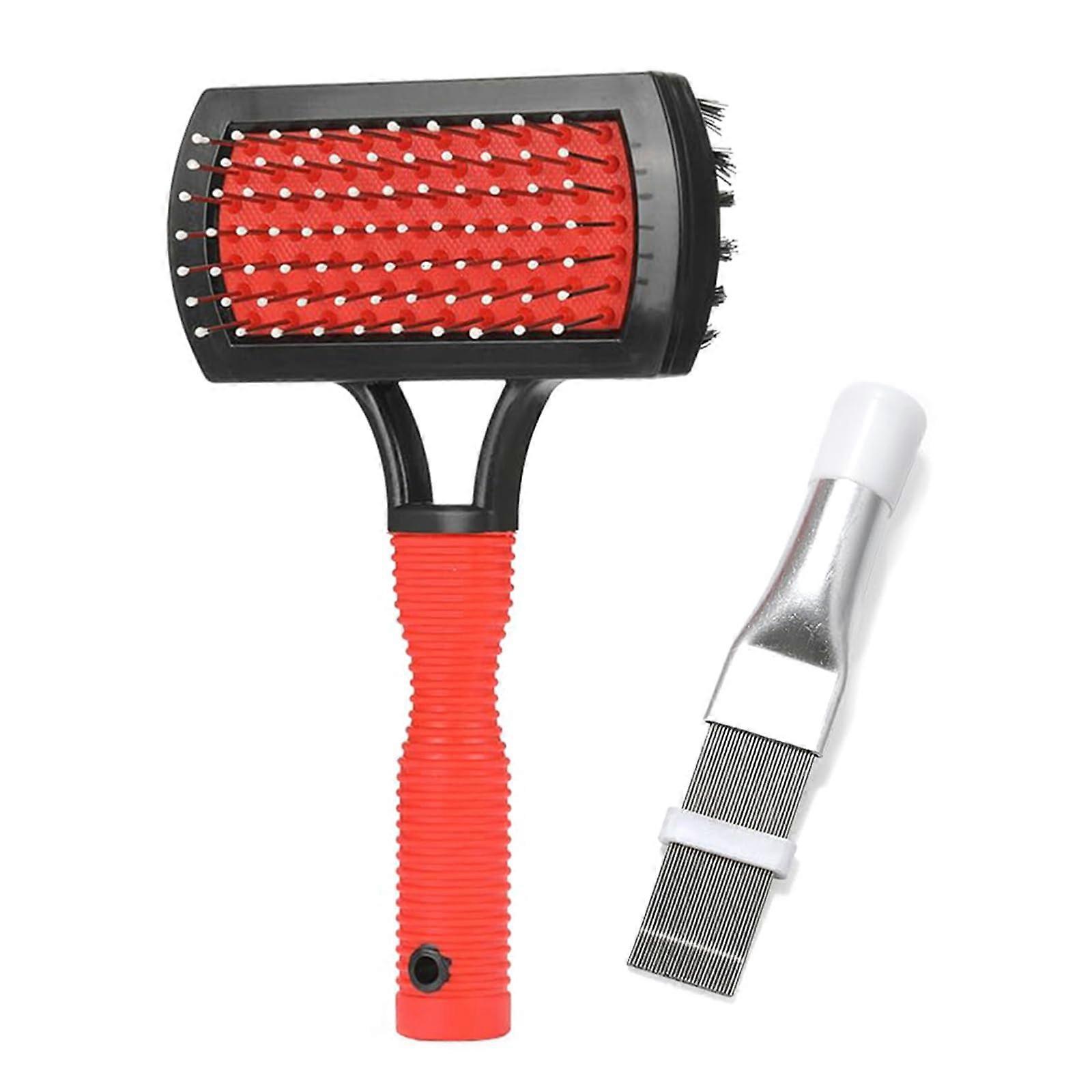 Double-Sided Evaporator Coil Cleaner With Floss Comb, Ergonomic Handle, For Efficient AC Maintenance