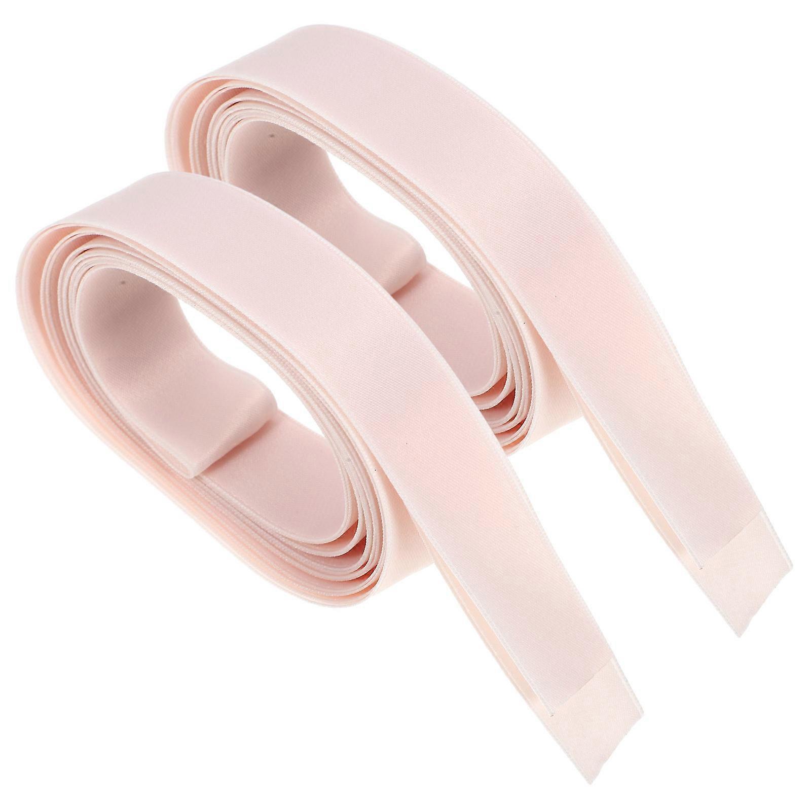 Pointe Shoe Ribbon Pink Ribbons For Dancing Ballet Dancers Stage Performances 98.25in X 0.79in X 0.04in 2 Rolls