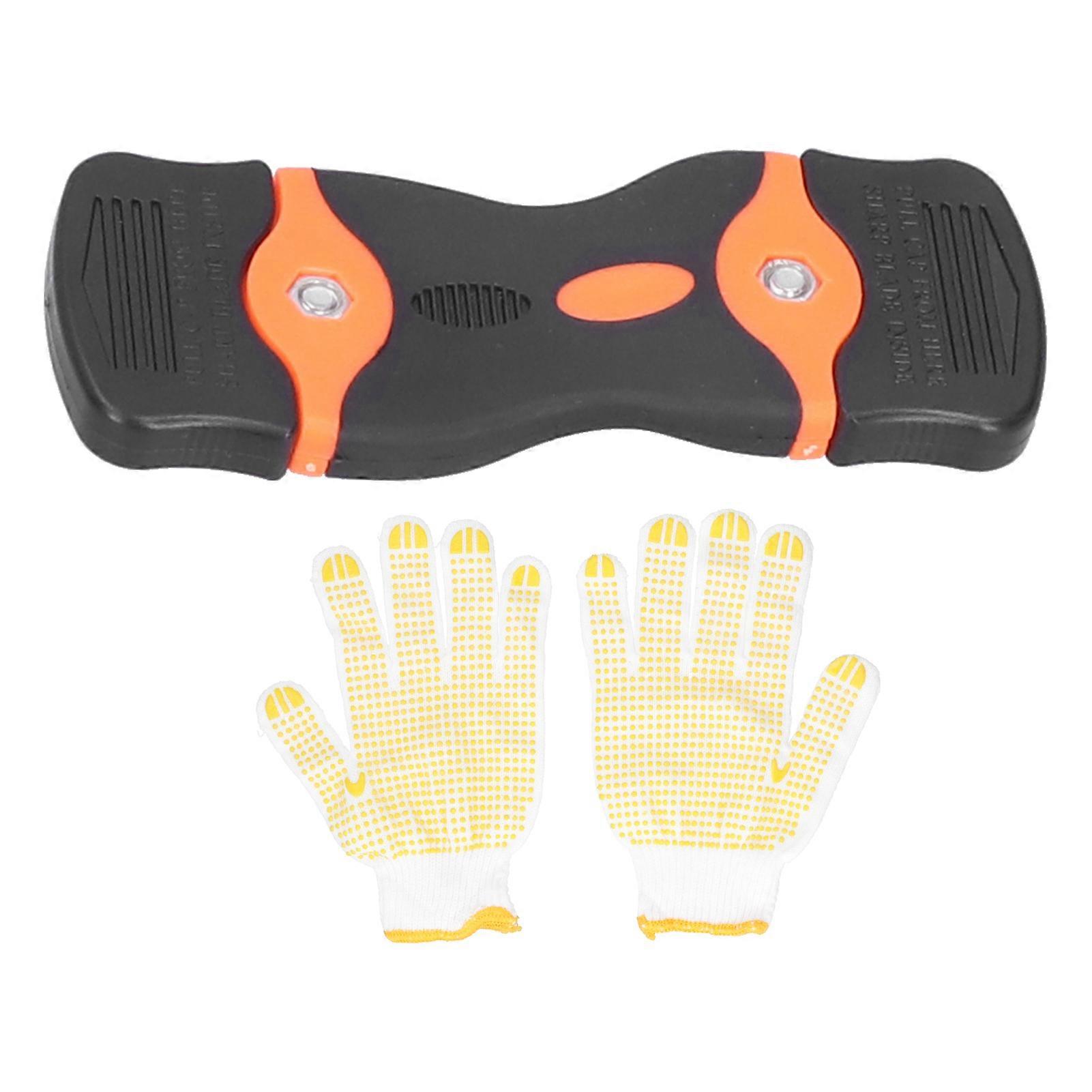 Razor Blade Scraper 2‑End Glue Removal Scraping Knife Stickers Labels Decals Cleaning Tool