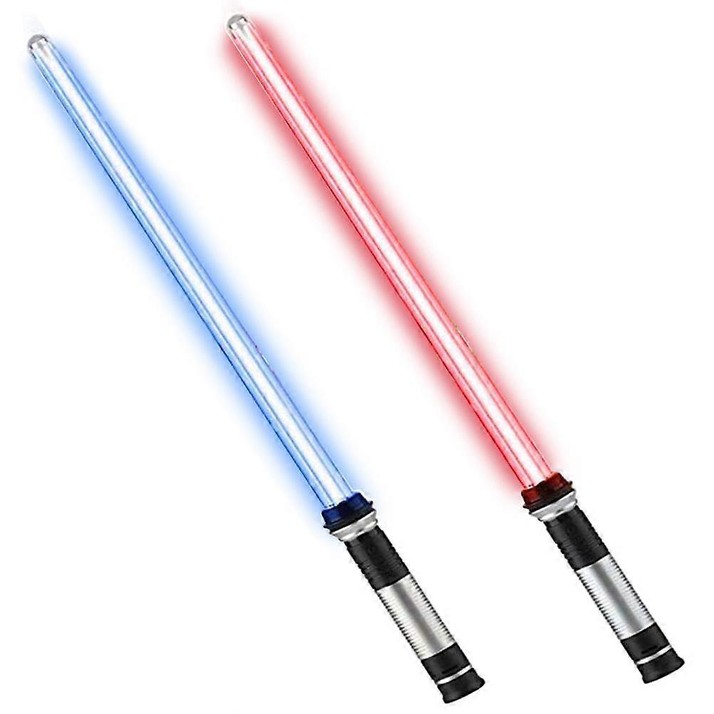 2 In 1 LED Sound Light Up Sword Telescopic Extendable and Collapsable Sword for Kids Costumes