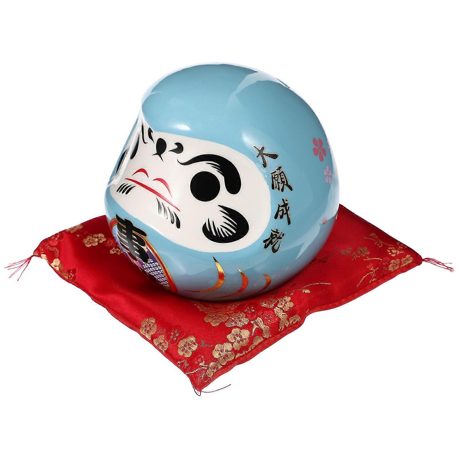Ceramic Animal Statue Money Bank Bedroom Decorative Item Japanese Sushi Decor 1Set