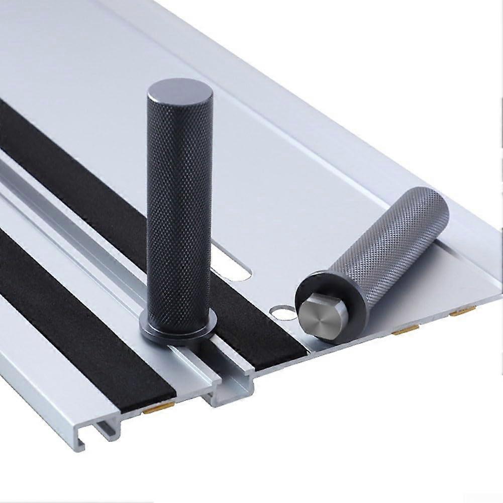 2 x Table Edge Barrier Set, Aluminum Alloy, Peg Brake Stopper for Standard Workbench (20 mm)