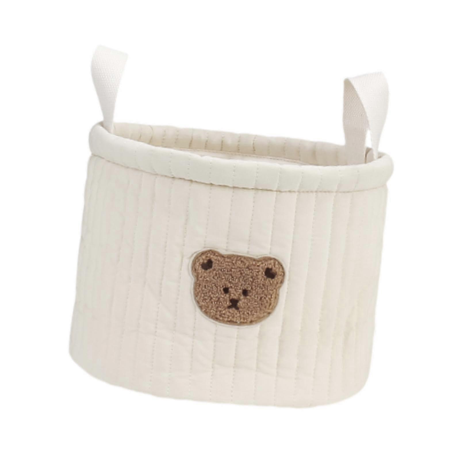 Nappy Basket Storage Organizer for Baby Clothes, Desk, Travel, Camping, Indoor and Outdoor Use, Durable Fabric