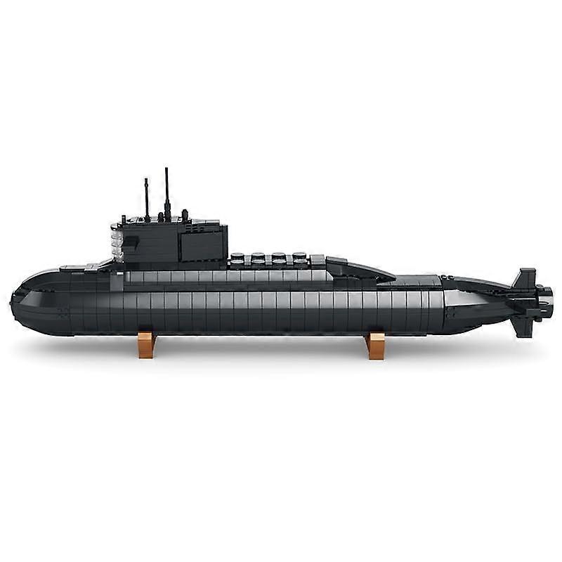 Narwhals Atomic Submarine Building Kit – 1498Piece DIY STEM Model for Ages 16 – Authentic Camouflage Design with Display Stand