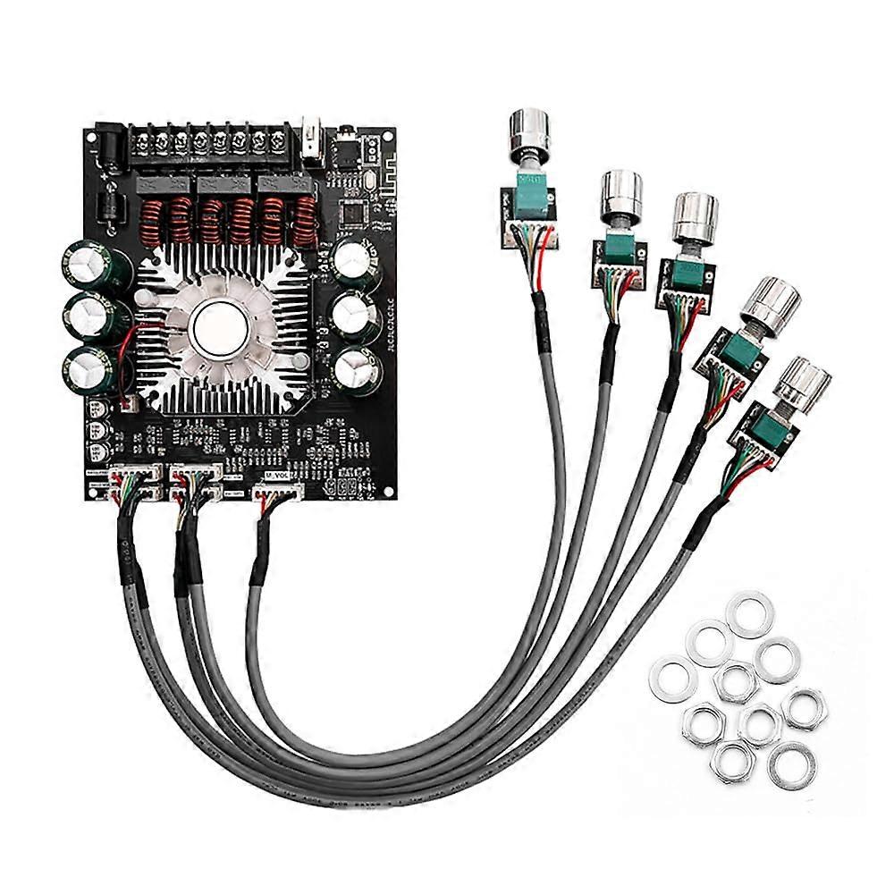 TDA7498E Bluetooth Power Amplifier Board with Subwoofer 2.1 Channel 160W × 2 220W 15V36V Power Amplifier Module Amplifier Board