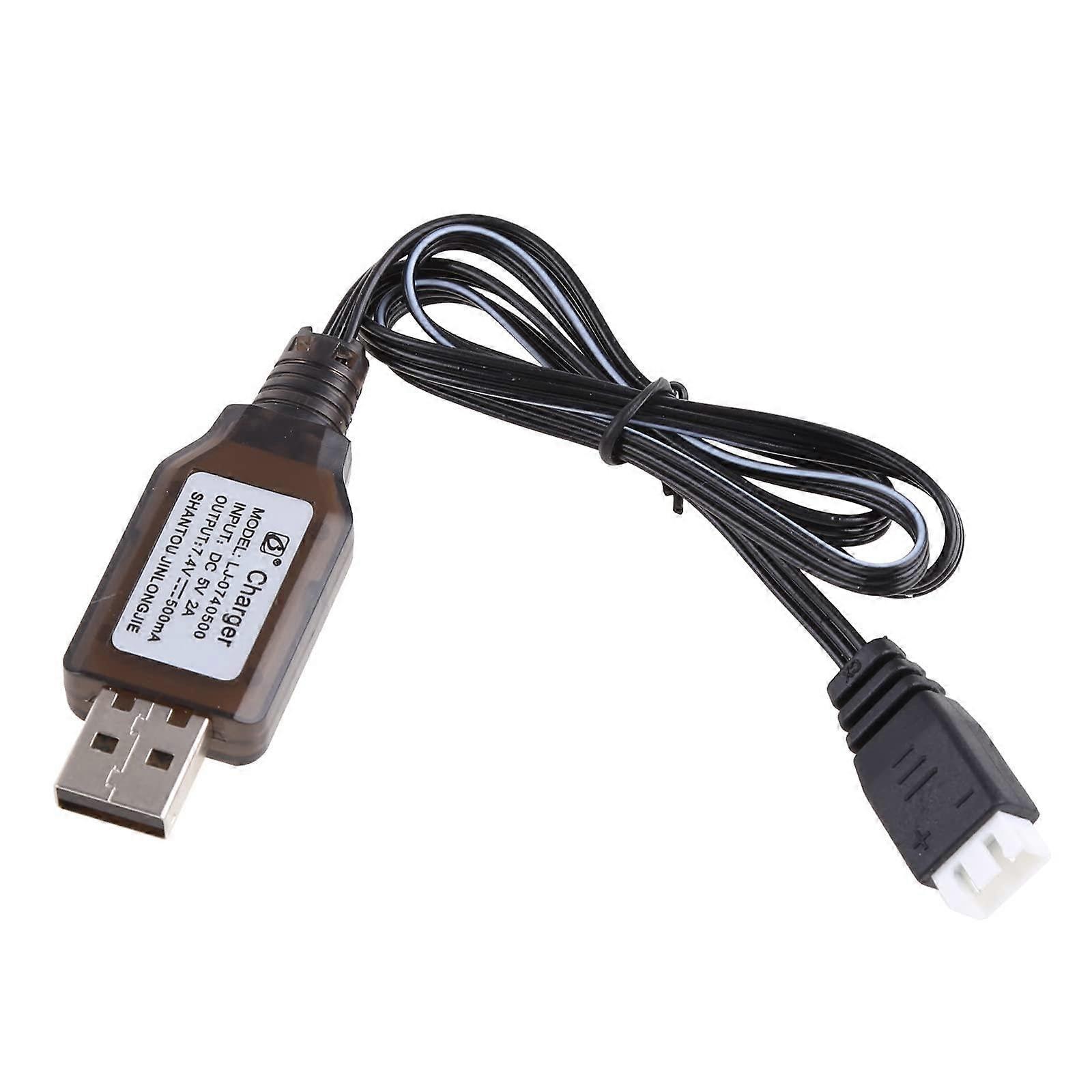 7.4V XH3P 1000 500mA 2S Battery Toy Plug Input USB Charger for Car Boat Helicopter Quadcopter 500 mA