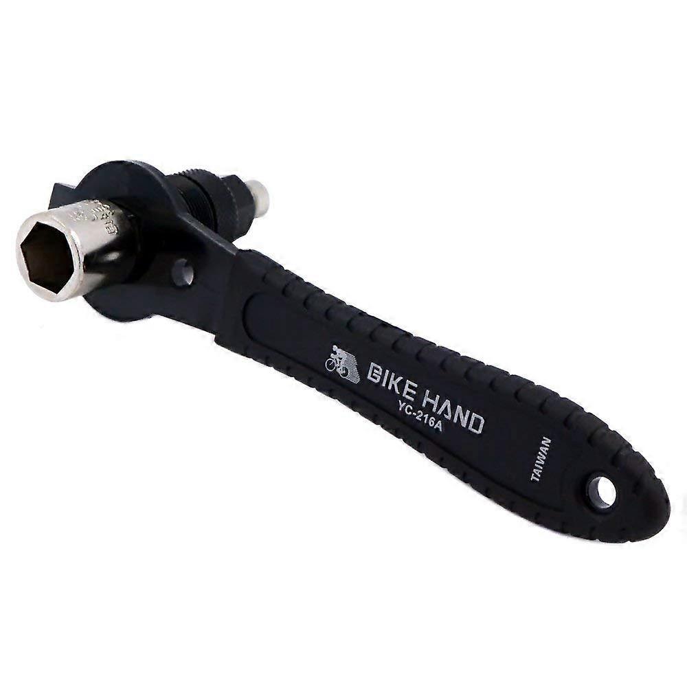 Bikehand Bicycle Crank Puller for Removing Square Threaded Cranksets or ISIS Octalink Easy Crank Arm Removal Tool Fit Square Taper