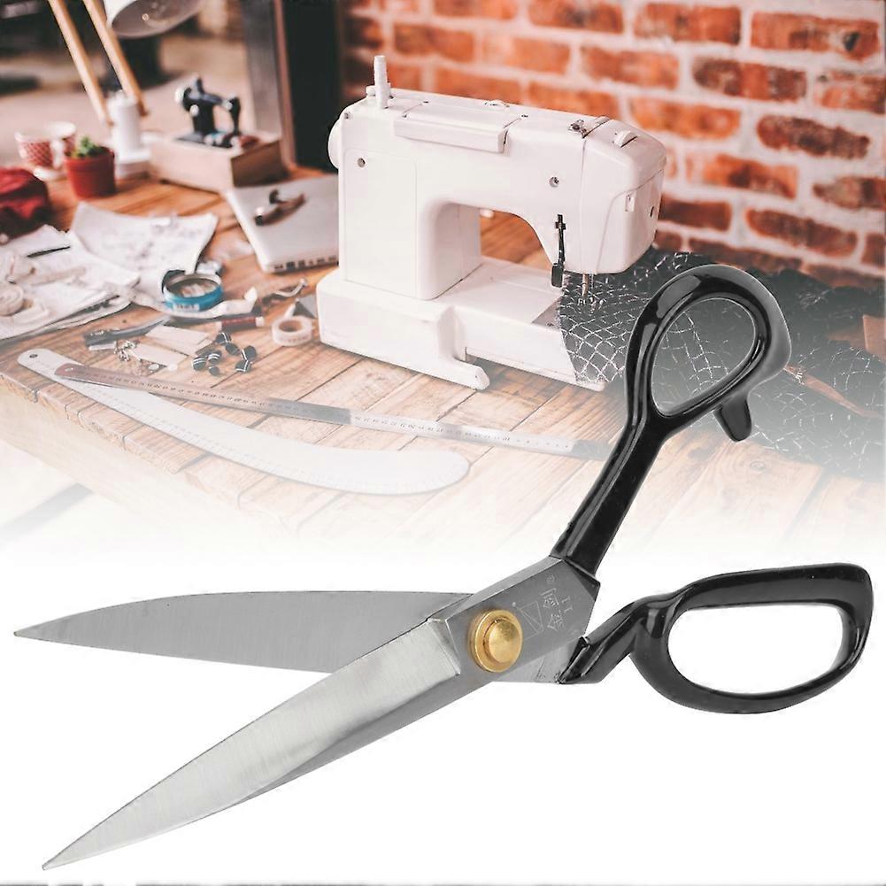 Professional Tailor Scissors Sewing Needlework Cutter Garment Fabric Cutting Steel Shears11 inch