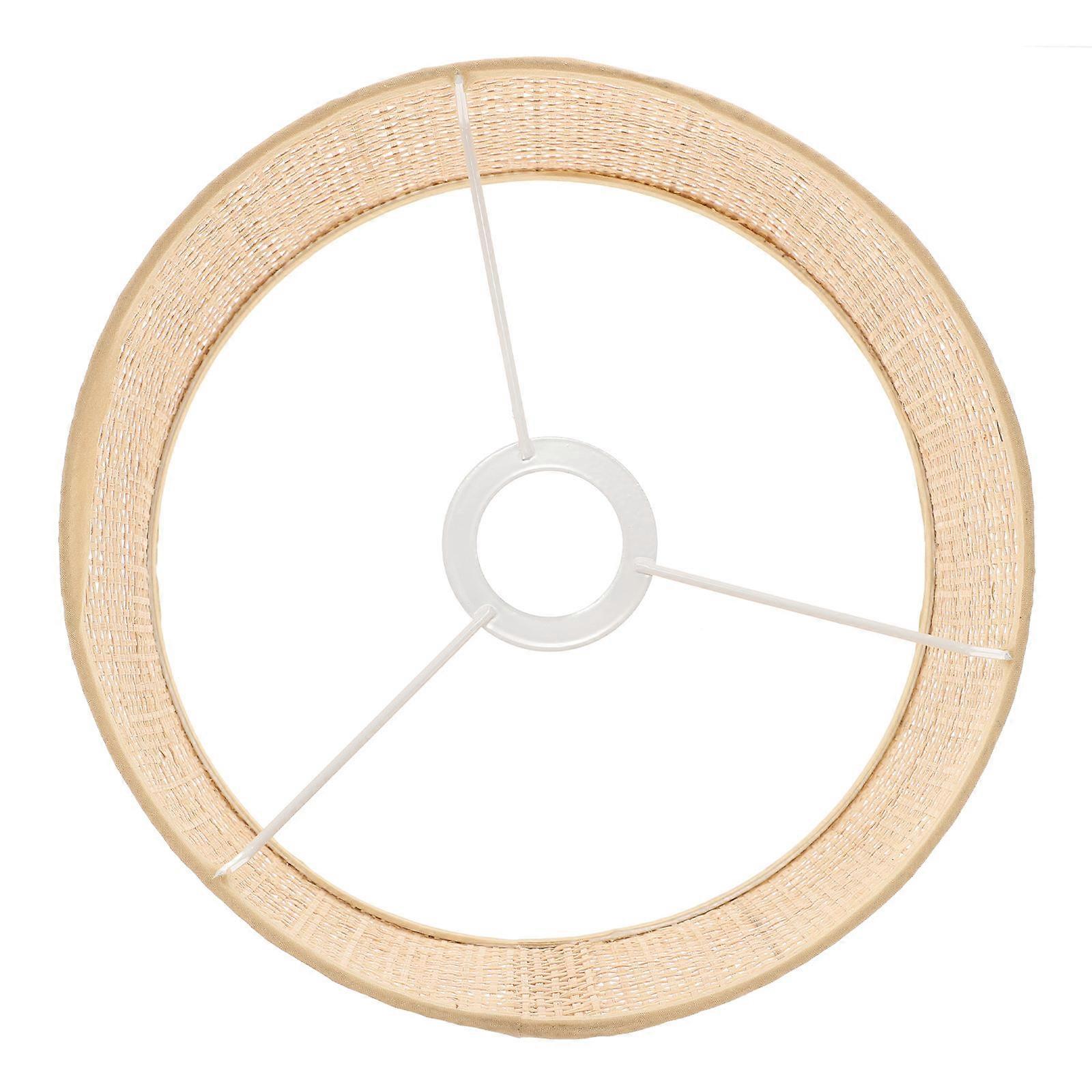 Woven Rattan Lamp Shade for Ceiling Lights – Warm Ambient Lighting for Living Room, Bedroom, and Interior Spaces