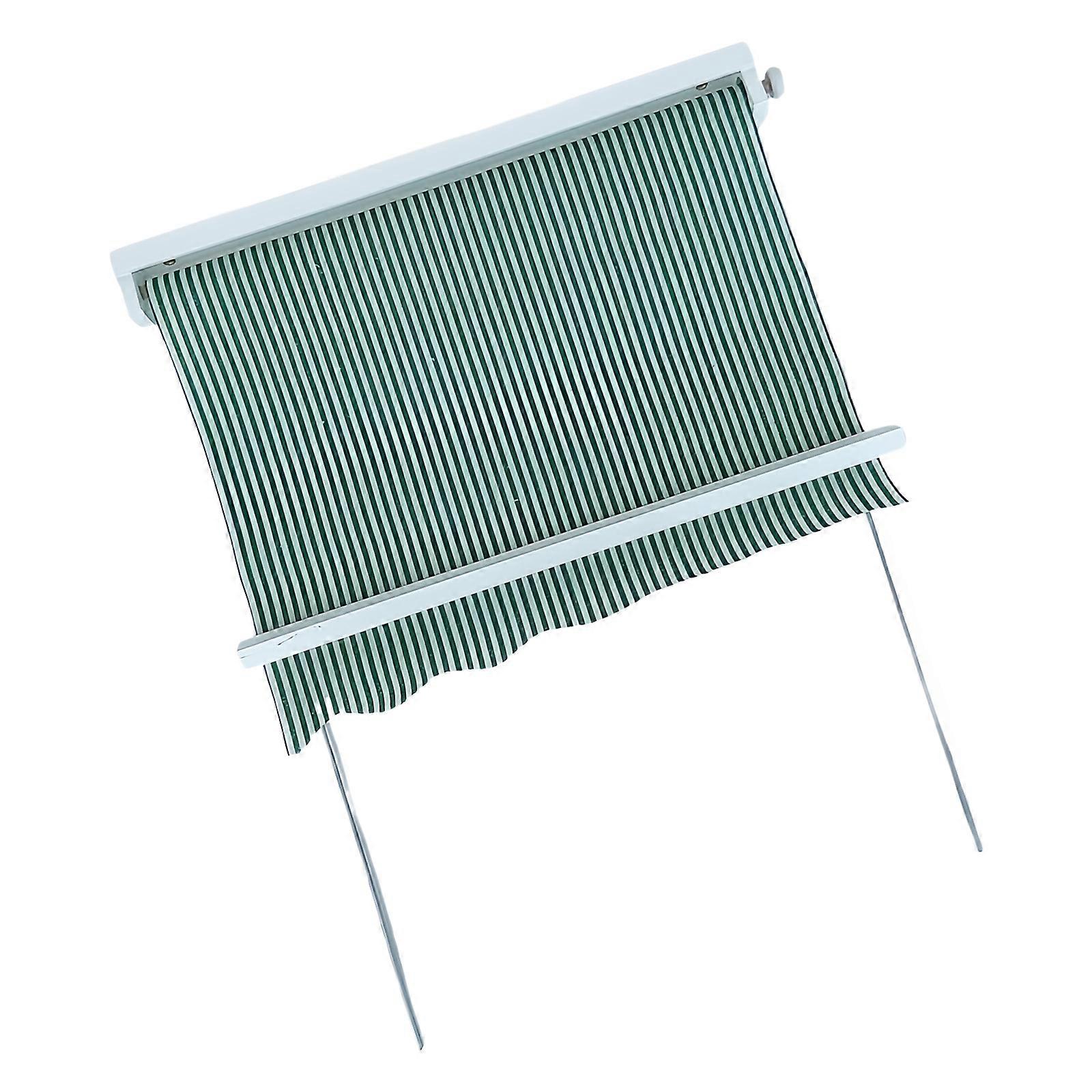 Quick Install Rain Shelter For 1/12 Scale Miniature Doll House Outdoor Garden Camping Scene Setting Display Accessory Multicolor