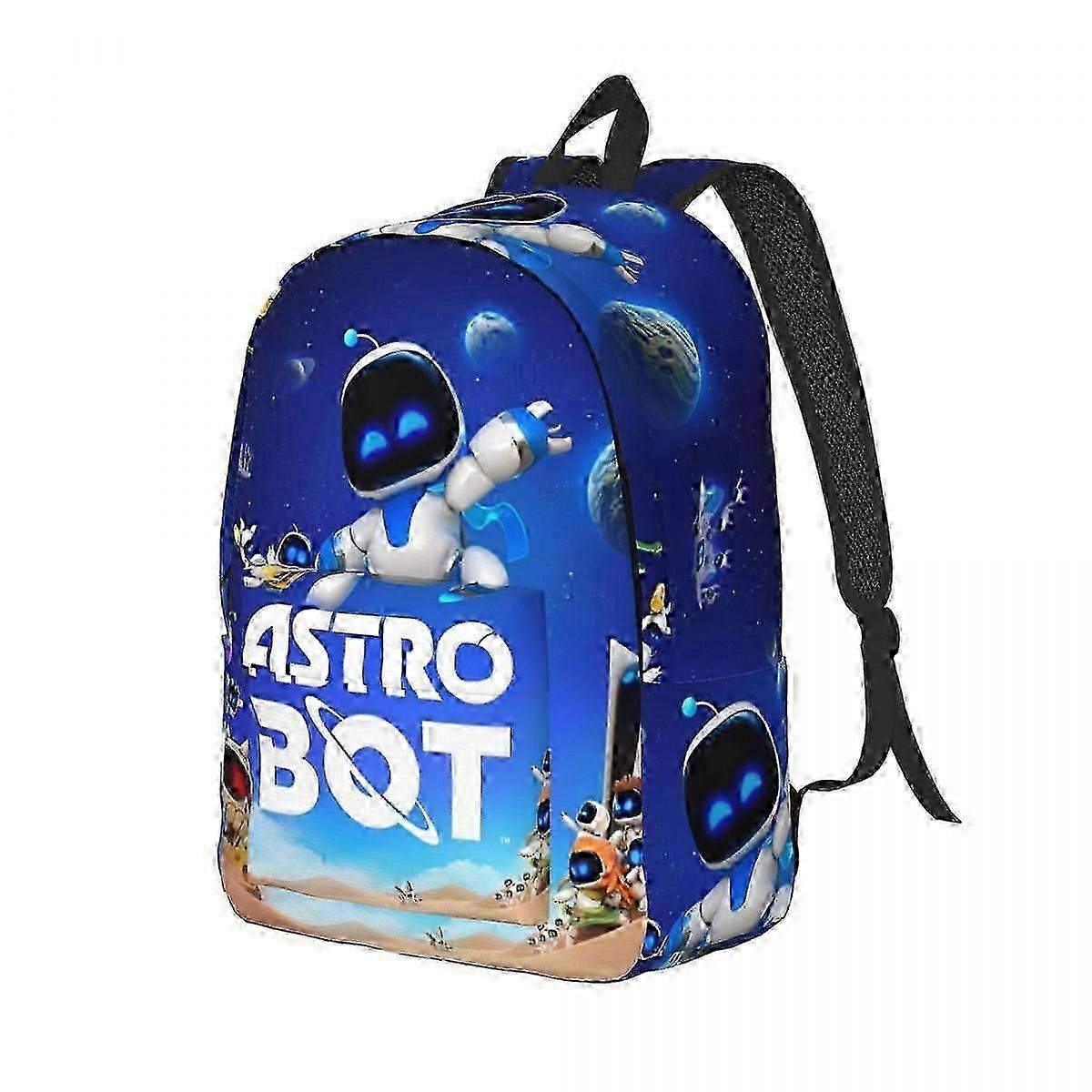 حقيبة ظهر ألعاب Astrobots للرجال والنساء أزياء المدرسة الثانوية المشي لمسافات طويلة حقيبة ظهر حقيبة كتف الكمبيوتر المحمول هدية